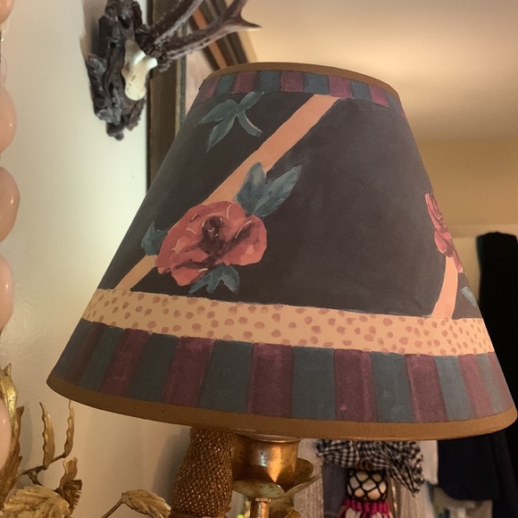 RARE Mackenzie Child’s medium sized floral lampshade EUC - Picture 5 of 10